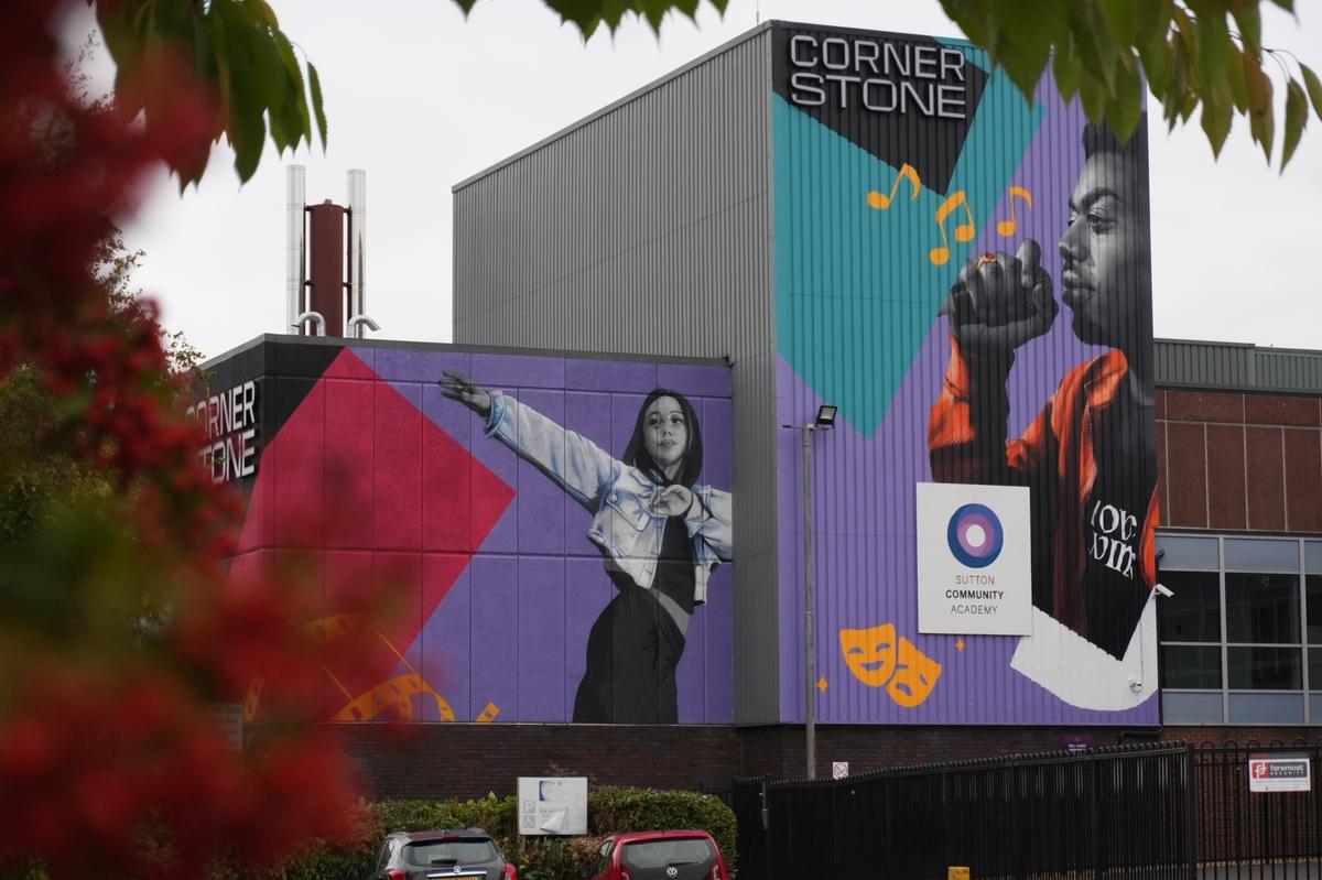 Curtain up – work finishes on Cornerstone Theatre