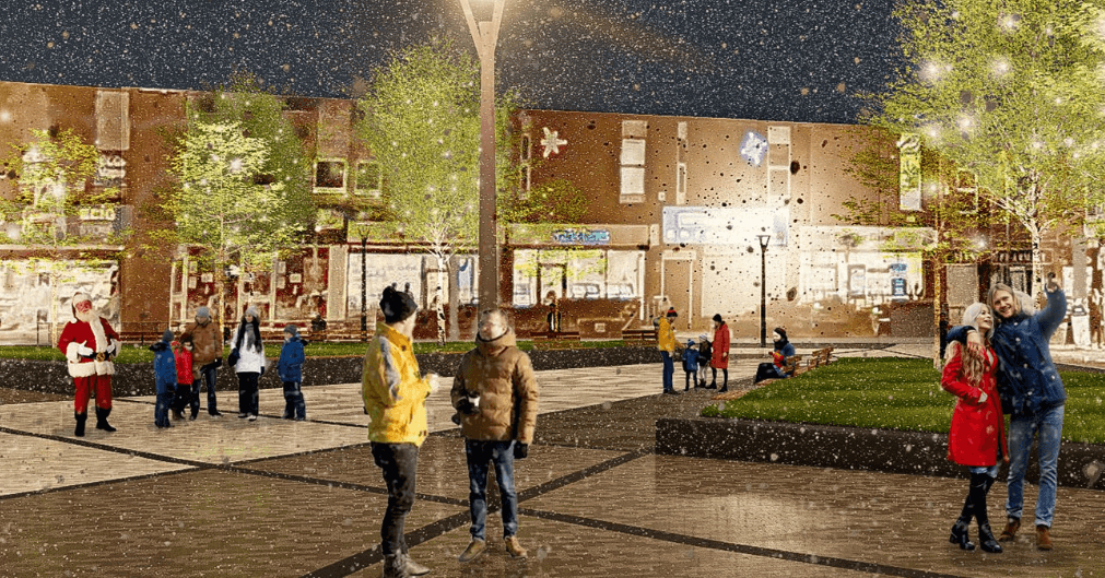 Looking forward to Christmas 2024 for new-look Portland Square in Sutton